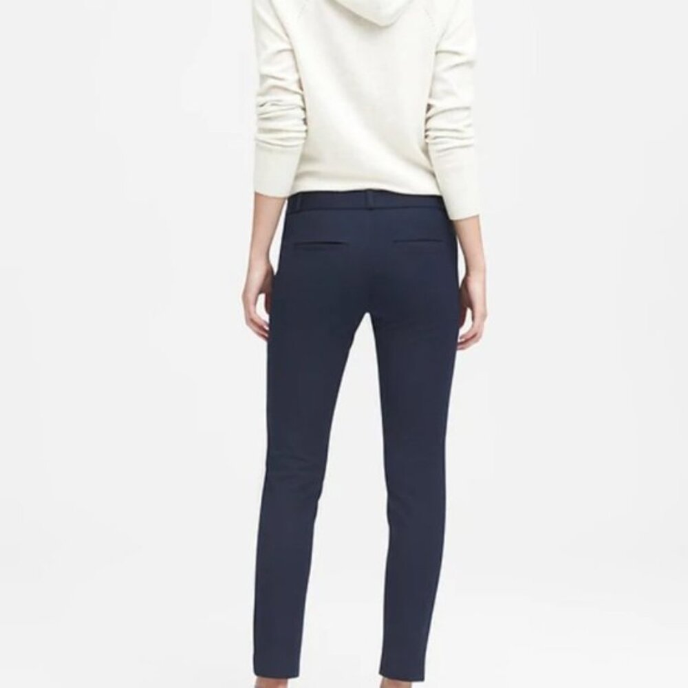 Banana Republic Sloan Skinny Fit Dress Pant Sz 4 (SHORT)
